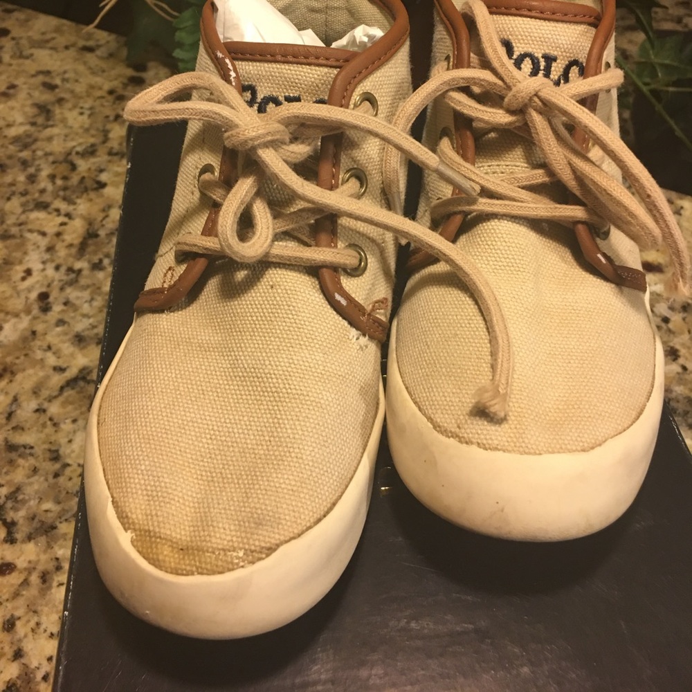 Boy’s high top Polo shoe